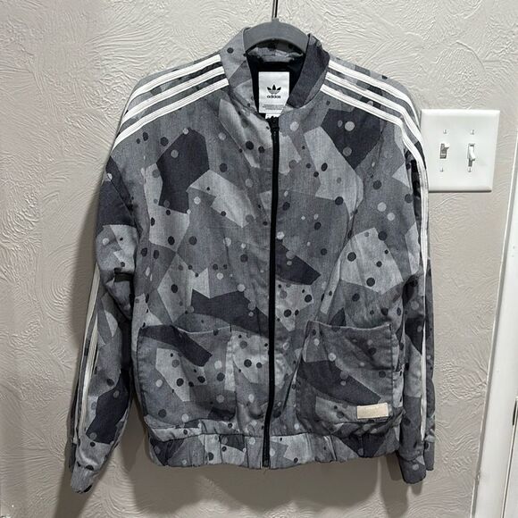 Adidas Originals Regista Camo Bomber Track Jacket Size Small - Picture 1 of 8